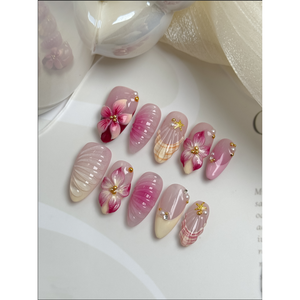 Uñas Postizas Blush Lagoon: Añade un Toque de Color a tus Dedos sin Esfuerzo - Product Image 3