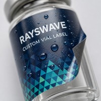 Etiqueta Adhesiva Impermeable Personalizada para Viales de 5 ml, Rollo de Etiquetas para Envases de Botellas de Vidrio para Medicamentos, MOQ de Lote Pequeño 100 Piezas