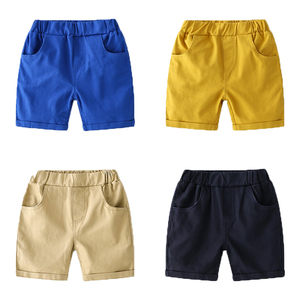 Haute qualité personnalisé coton garçon pantalon taille élastique pantalon enfants survêtement enfants couleur unie ShortsDDP expédition - Product Image 4
