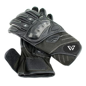 Gants de moto en cuir de vachette à doigts entiers, imperméables, pour motocross, sport automobile, écran tactile, équipement de protection, vente chaude - Product Image 1