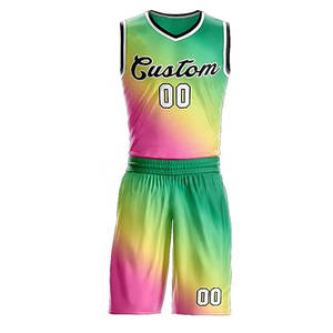 Conjunto de camiseta sin mangas de diseño personalizado de uniforme de baloncesto de talla grande OEM al por mayor poliéster 100% de alta calidad para todas las estaciones - Product Image 1