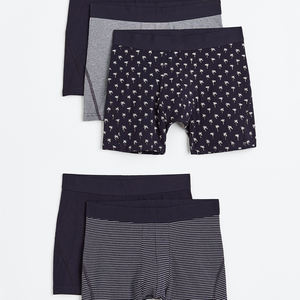 Caleçon taille moyenne personnalisé de haute qualité pour hommes sous-vêtement en coton respirant pour adultes - Product Image 2