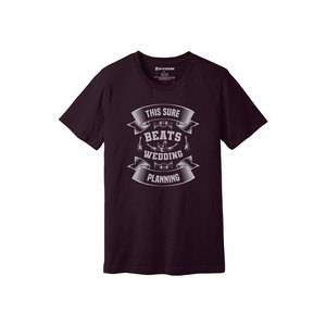 Camiseta de tela de algodón 100% con estampado de temas de fiesta 160-180 a GSM pesado 12 colores disponibles Personalice su propio diseño y colocación - Product Image 4
