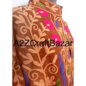 เสื้อแจ็คเก็ตคอตทริส ผ้าฝ้ายปักลาย พรีเมียม ขายส่ง สำหรับเด็กผู้หญิง สไตล์ชาติพันธุ์ ฤดูหนาว ฤดูใบไม้ผลิ แฟชั่น ทันสมัย เสื้อคลุมแบบดั้งเดิม สำหรับผู้หญิง - Product Image 2