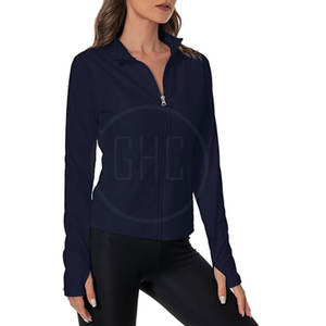 Chaqueta de yoga para mujer de talla grande más vendida Mezcla de algodón reversible y a prueba de viento Diseño impreso teñido Hecho en Pakistán - Product Image 2