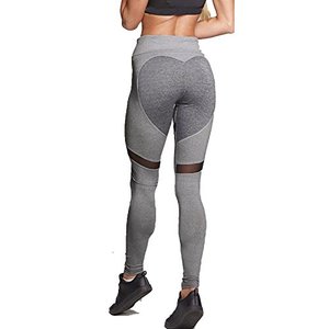 กางเกงรัดรูปเล่นกีฬาของผู้หญิงแห้งเร็วน้ำหนักเบากางเกงออกกำลังกายเล่นโยคะฟิตเนสเข้ารูปเลกกิ้งเล่นกีฬาสีพื้น - Product Image 4