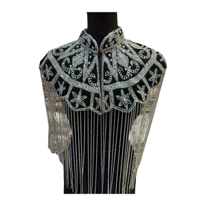 2024 Cape perlée à la main pour femmes de haute qualité 100% coton prix de gros pour l'exportation - Product Image 1