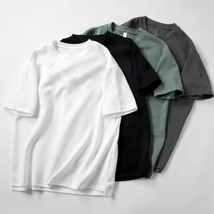 เสื้อยืดวินเทจสำหรับผู้ชายใส่ได้ทั้งชายและหญิงลายปักปะติดขนาดใหญ่พิเศษแฟชั่นฤดูร้อน - Product Image 1