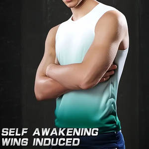 Camiseta de fitness de gran tamaño superventas para chicos, camiseta de entrenamiento de gimnasio lisa de estilo informal transpirable de algodón 100%, precio al por mayor - Product Image 3