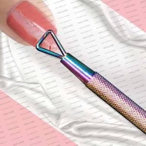 3 uds pelador de cutículas raspador quitar esmalte de uñas y empujador de cutículas y cuchara limpiador de uñas pedicura herramientas de manicura por Vaslcare - Product Image 6