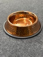Bol en cuivre pur de meilleure qualité bol pour chien bol pour animaux de compagnie pour chat et chien cuivre fini antique
