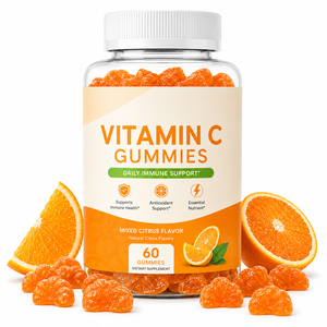 Gomitas de Vitamina C de Marca Privada con Baya del Saúco y Zinc para Adultos, Apoyo Inmunológico Diario, a Base de Pectina, Veganas, Venta al por Mayor, 2 Gomitas por Dosis - Product Image 1