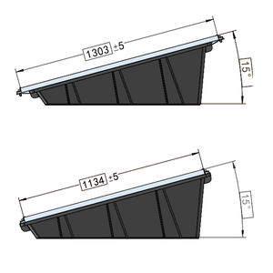Кронштейн для солнечных панелей, балластный лоток, крепление для солнечных систем, система крепления солнечных панелей, кронштейн для монтажа солнечных панелей - Product Image 6