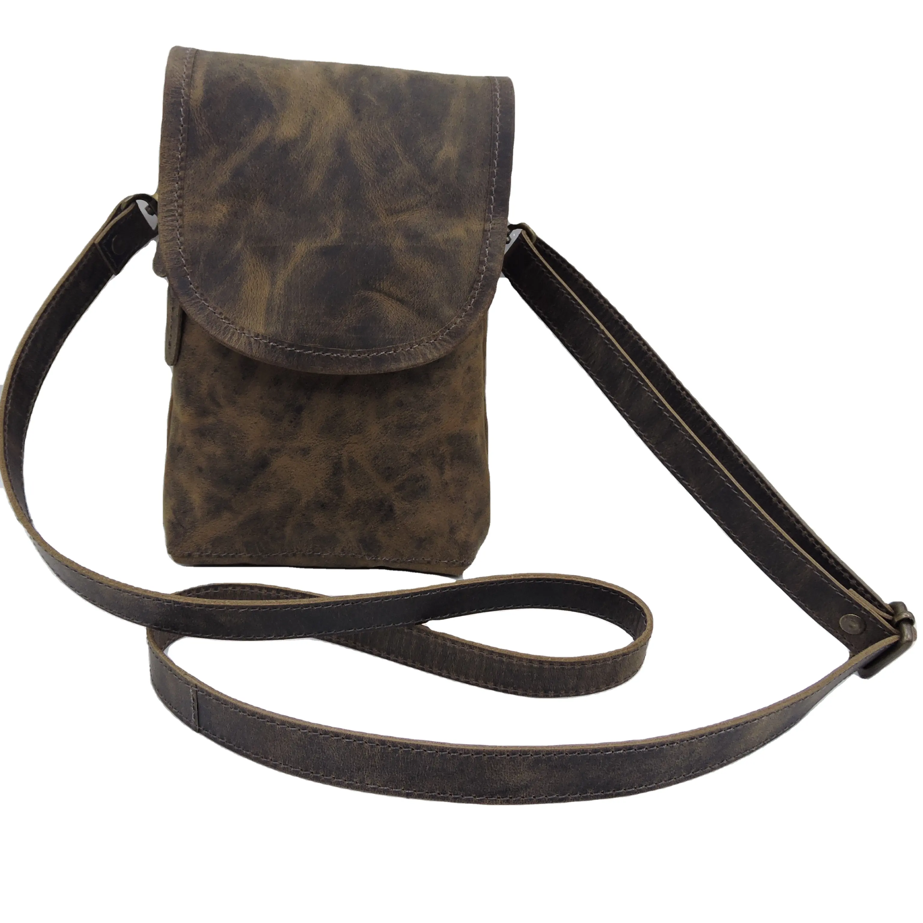 Özel deri Mini çapraz vücut ayarlanabilir kayış küçük cep tek kollu çanta cep telefonu bel çantası