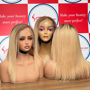 Peluca de cabello humano Peluca frontal Hueso recto color ombre Alta calidad - Product Image 4