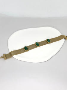 Moonriver Ladies' Bohème Style Must-Have Fashion Collier ras du cou en acier inoxydable Type de chaîne Bracelet avec design perlé - Product Image 2