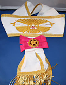 Ceinture de rite écossais de 33e degré Sahses maçonniques de haute qualité avec conception 3D Meilleures ventes Sahses de broderie Offre Spéciale - Product Image 1