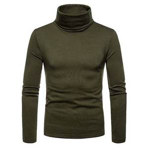 Suéter de cuello alto de invierno para hombre, suéter 100% de algodón suave y ligero a la moda, elegante, cómodo - Product Image 5