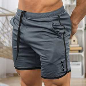 Polyester Customized Men's Sports <b>Shorts</b> Quick Dry Breathable Anti-Bacterial Sustainable Elastic Waist Logo <b>Decoration</b> XS-5XL - Product Image 1