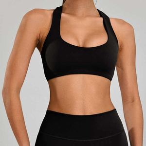 สปอร์ตบราเอวลอยสำหรับผู้หญิงไซส์ XL ระบายอากาศได้ดีน้ำหนักเบาแห้งเร็วไร้รอยต่อแบบเรียบง่าย - Product Image 4