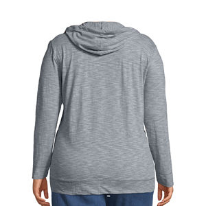 Sudadera con capucha de algodón coreano unisex forro de satén al por mayor logotipo personalizado decorado largo colorido Sudadera con capucha en blanco forro de seda invierno - Product Image 3