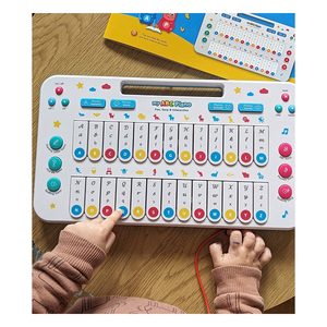 Fabricante al por mayor que vende ABC Piano alfabeto inglés aprendizaje interactivo fonética juguete con 40 teclas fáciles de tocar operadas - Product Image 1