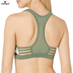 สปอร์ตบราสำหรับผู้หญิงเสื้อครอปไหล่ข้างเดียวดีไซน์ยอดนิยมสำหรับฟิตเนสโยคะ - Product Image 2