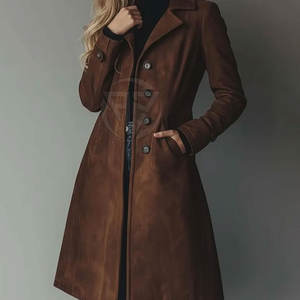 Abrigo Moderno de Cuero de Gamuza, Transpirable, Resistente al Viento, Sensación Suave, Diseño Premium, Apariencia Elegante - Product Image 2