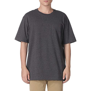 Venta al por mayor de los hombres de gran tamaño de la tela de bambú Camiseta cómoda suelta - Product Image 1