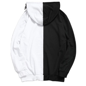 เสื้อฮู้ด240gsm ผ้าฝ้ายสีดำ, เสื้อสวมหัวโอเวอร์ไซส์2สีโอเวอร์ไซส์เป็นมิตรกับสิ่งแวดล้อมสำหรับผู้ชายผู้หญิง - Product Image 3