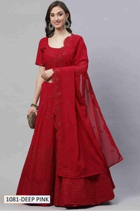 Nouveau Lehenga Choli semi-cousu exclusif pour la fête de mariage et les occasions de festival disponibles au prix de gros - Product Image 6