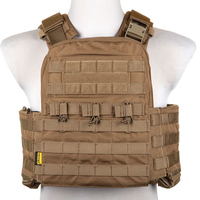 Chaleco Portaplacas de Lona Camuflada, Diseño Personalizado, Venta al Por Mayor de Fábrica, Ajustable, Multifuncional, Seguro, Corte Láser, Transpirable