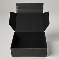 Boîte d'accessoires de cheveux jetables en gros facile à déchirer carton ondulé emballage express fermeture éclair cadeau gaufrage disparaissant