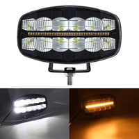 Phare de travail LED étanche en aluminium de 9 pouces 24V pour camion, voiture, tout-terrain