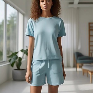 <b>Women's</b> Vintage Gym Sportswear Long Sleeve Yoga Set High Waist Slimming Leggings for Outdoor Running Fitness Solid <b>Pattern</b> - Product Image 5