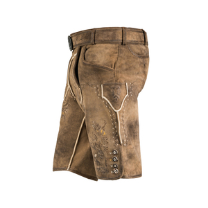 Oktoberfest กางเกงขาสั้นลายบาวาเรีย lederhosen สำหรับผู้ชายผู้หญิงเด็กปักลายตรง gles harren Damen - Product Image 4