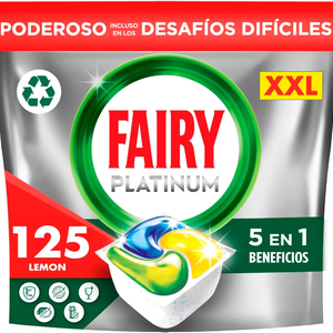 <b>Fairy</b> Platinum <b>Dishwasher</b> Tablets Bulk Lemon, 125 Tablets - Product Image 6