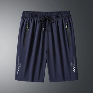 Short de sport d'été en soie de glace à séchage rapide pour hommes Cool Leisure Loose Thin Cool Tech Lightweight Breathable Comfortable Fit - Product Image 6