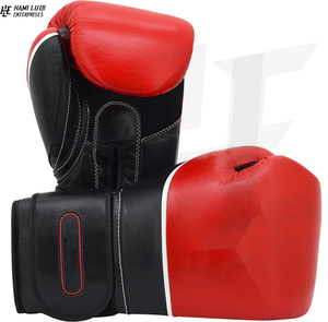 ถุงมือชกมวยไทยหนังวัวคุณภาพสูงออกแบบโลโก้ได้ตามต้องการพร้อมพิมพ์ลาย - Product Image 1