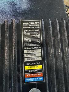 Motor Intraborda Diésel Merc-ruiser 5.7L 350 OEM Nuevo y Limpio, Agua Dulce, 254 Horas - Product Image 5