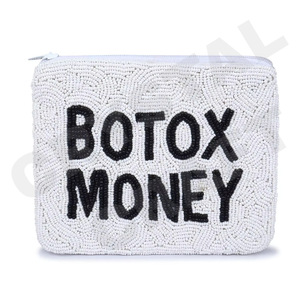 กระเป๋าใส่เหรียญลูกปัดเมล็ดพันธุ์ดอกไม้สำหรับผู้หญิงกระเป๋าใส่เหรียญประดับลูกปัดแบบสั่งทำได้สวยงามทันสมัย - Product Image 2