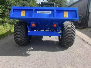 7x14 7TON télescopique remorque à benne basculante roues en aluminium nouveau utilisé pour les Industries de la construction agricole moteur essieu engrenage pneu - Product Image 2