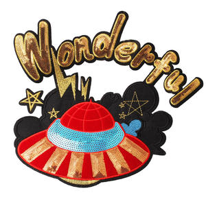 3D Designer Heat <b>Transfer</b> Chenille Embroidery Patch Woven Embroidered Letter Logo Patch Custom <b>Iron</b> <b>on</b> Chenille Embroidery Patch - Product Image 2