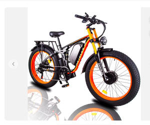 Vélo électrique hybride tout-terrain 2025 pour K800, personnalisé OEM, en alliage d'aluminium, double moteur, batterie lithium 48V 23AH, pneus larges, pour neige - Product Image 4