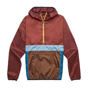 Chaqueta Cortavientos Ligera de Moda para Hombre, con Bloques de Color, Media Cremallera, Estilo Urbano, Anorak, Cortavientos 2026 - Product Image 1