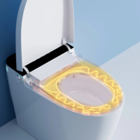 WC en céramique moderne nouveau design toilettes intelligentes salle de bain p trap automatique avec bidet cuvette de toilettes