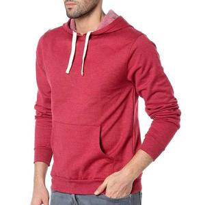 Venta al por mayor diseño básico logotipo personalizado estilo ropa informal invierno hombres sudaderas con capucha pulóver algodón transpirable sudaderas con capucha - Product Image 6