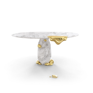 Contemporary Diamond Dining <b>Table</b> Set Rectangle Modern Home Furniture with Wood Stone Marble Glass Assembled for Parties - Product Image 1