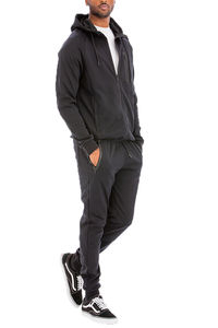 custom <b>flare</b> sweatpants and hoodie set unisex blank cotton fleece mens street wear hoodie flared sweatsuit - Product Image 6