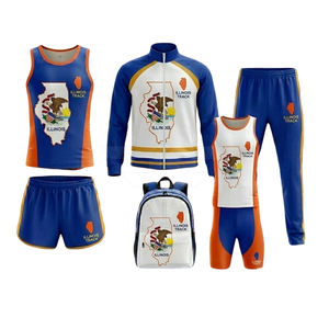 Chándal Deportivo Informal de Invierno, Ligero y Transpirable, Uniforme de Running Personalizado, Disponible en Stock, 100% Poliéster - Product Image 1